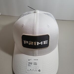 Coach White Classic99 Trucker HatNike Coach Prime Hat Men Snapback White